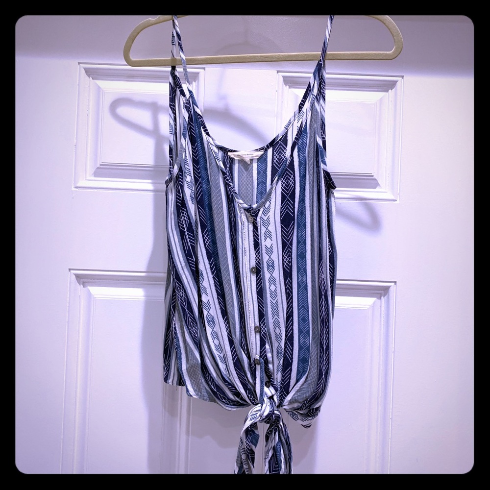 Button Down Tank Top
